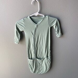 Kyte Baby Bamboo Sleep Bag Bundler in color Sage | Gender Neutral Baby Gown